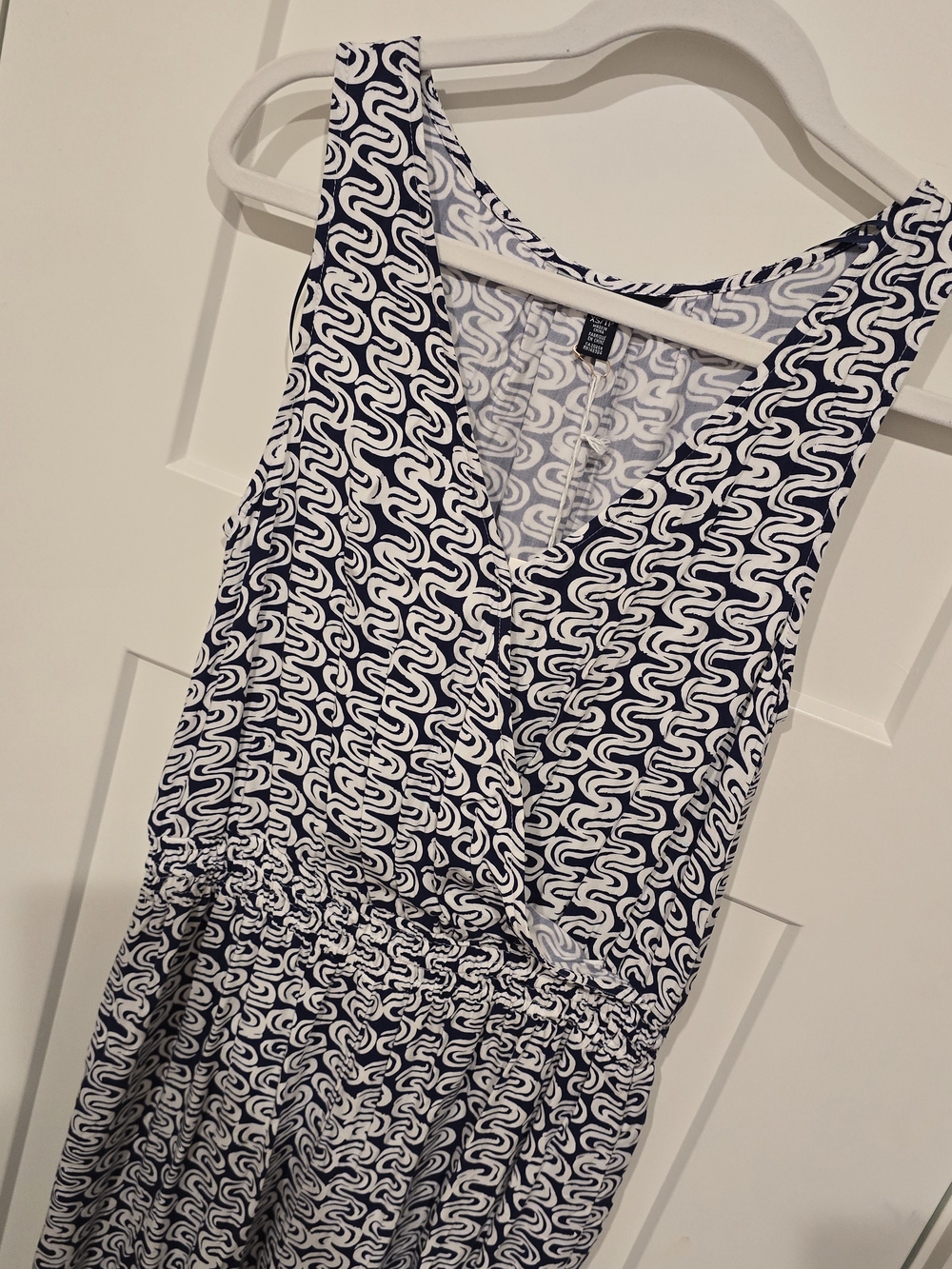 Hatley Navy and White Swirl Jumpsuit